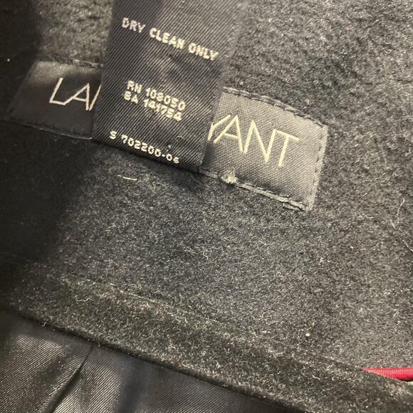 Lane Bryant Double Breasted Peacoat Womens 3X 22/24 Plus Black Wool Jacket Lined - Picture 8 of 16